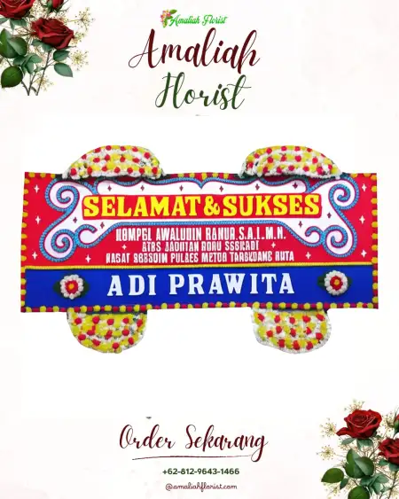 Papan Bunga Ucapan Selamat Harumsari