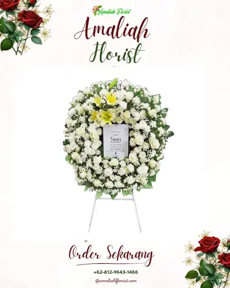 Krans Bunga Duka Harumsari