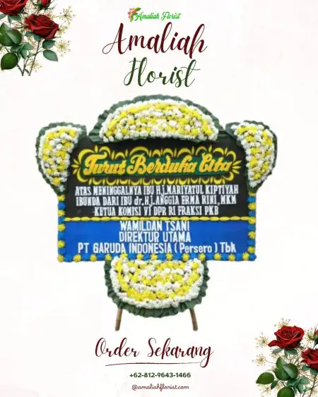 Papan Bunga Duka Harumsari